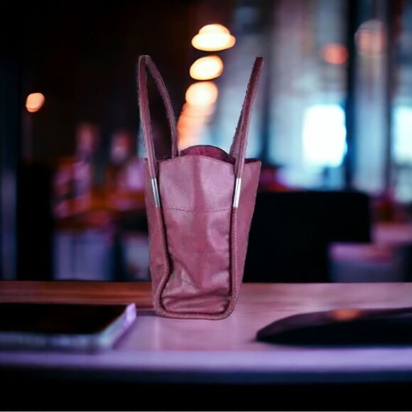 Neiman Marcus Bags l Tote, Purse l Burgundy l Leather l Double Handle l EUC - Picture 5 of 16